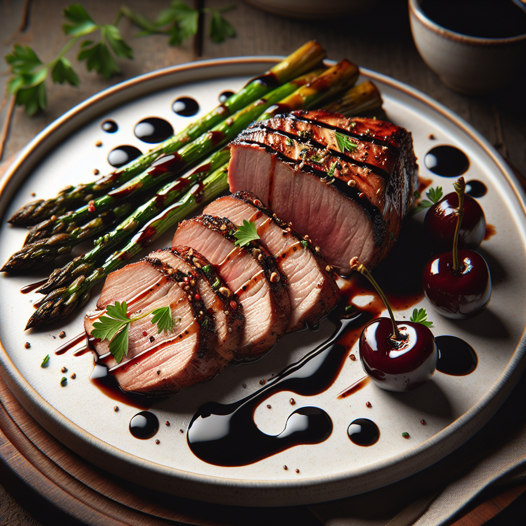 Cherry Balsamic Pork Tenderloin