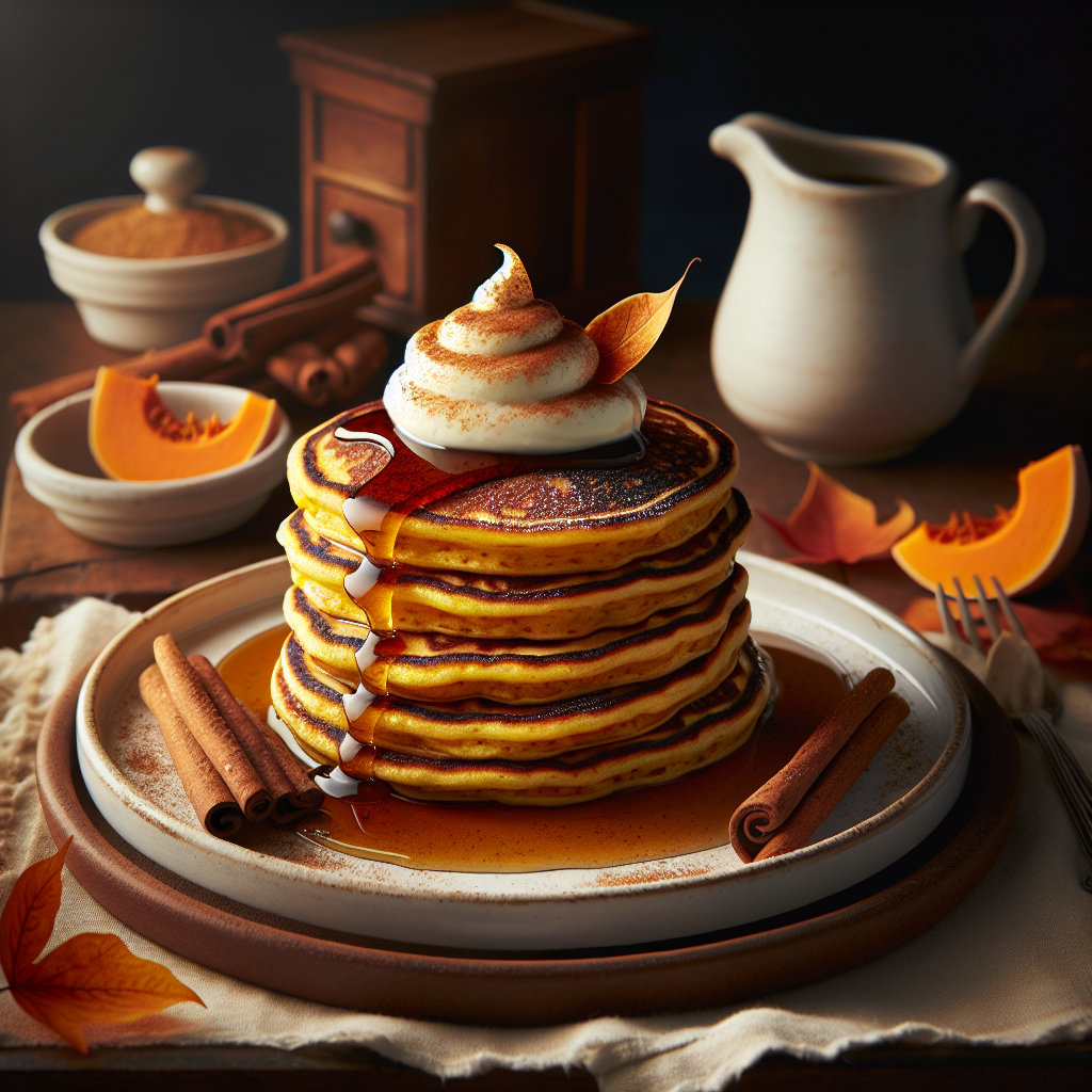 Cinnamon Swirl Butternut Pancakes