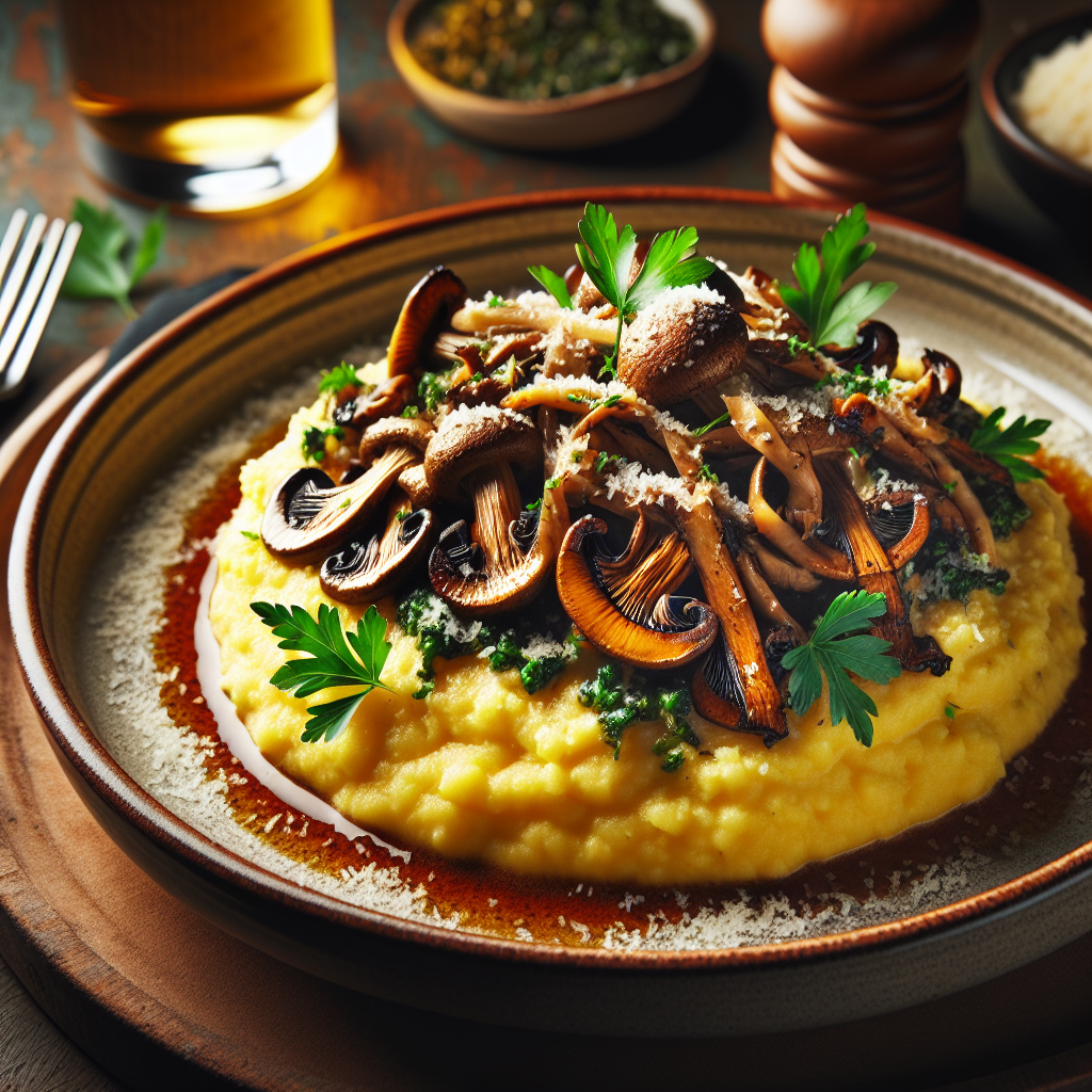 Creamy Wild Mushroom Polenta