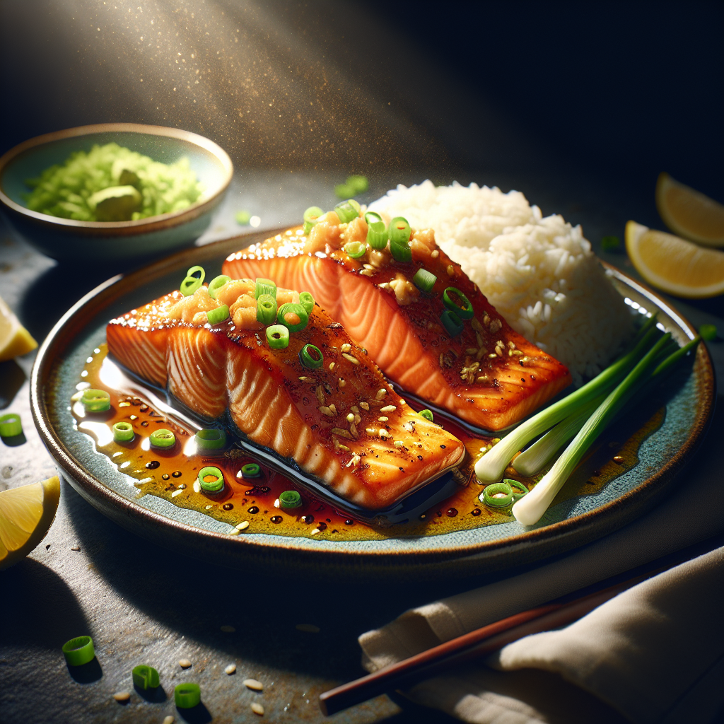 Fiery Ginger Wasabi Salmon