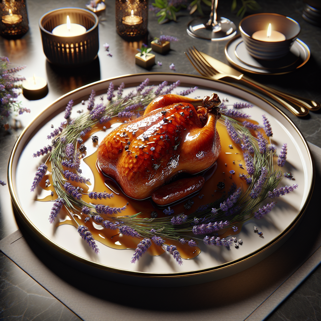 Lavender Honey Glazed Duck
