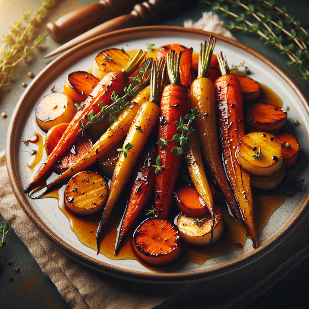 Maple Glazed Carrot and Parsnip Medley