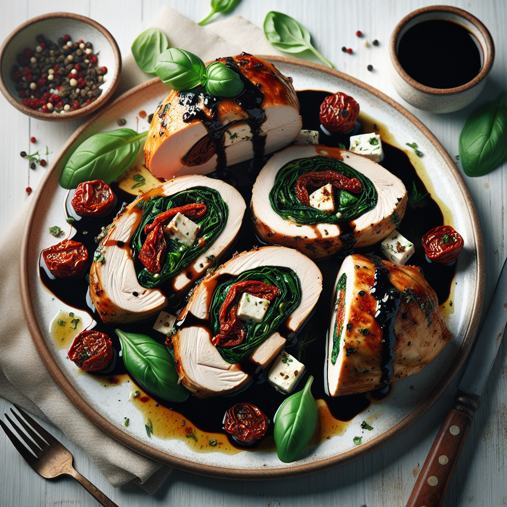 Mediterranean Stuffed Chicken Breasts