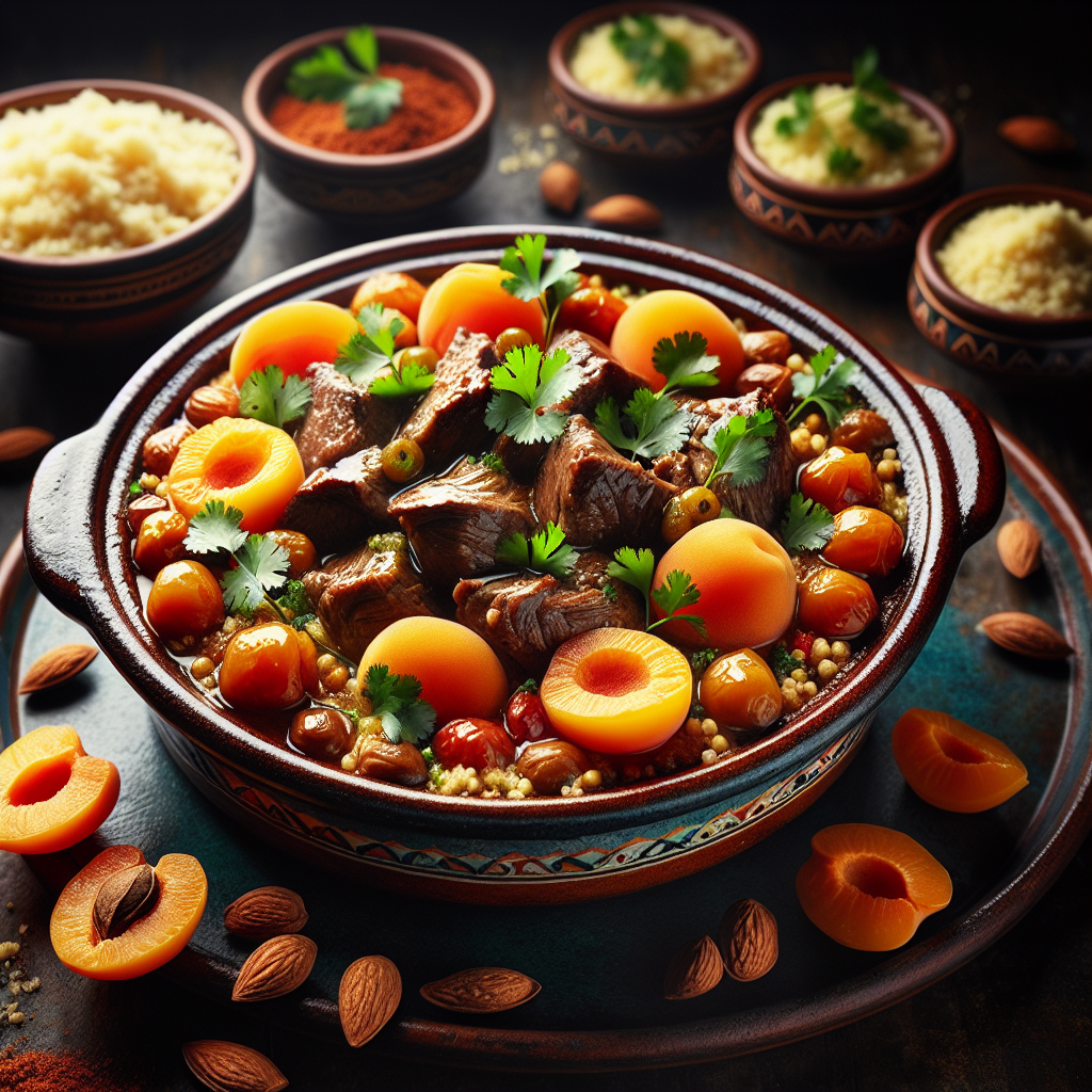 Moroccan Lamb Tagine with Apricots