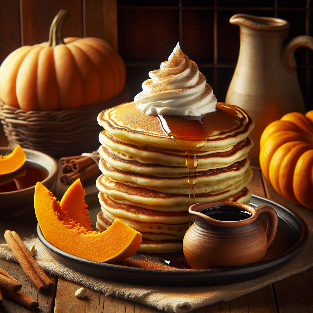Pumpkin Spice Latte Pancakes