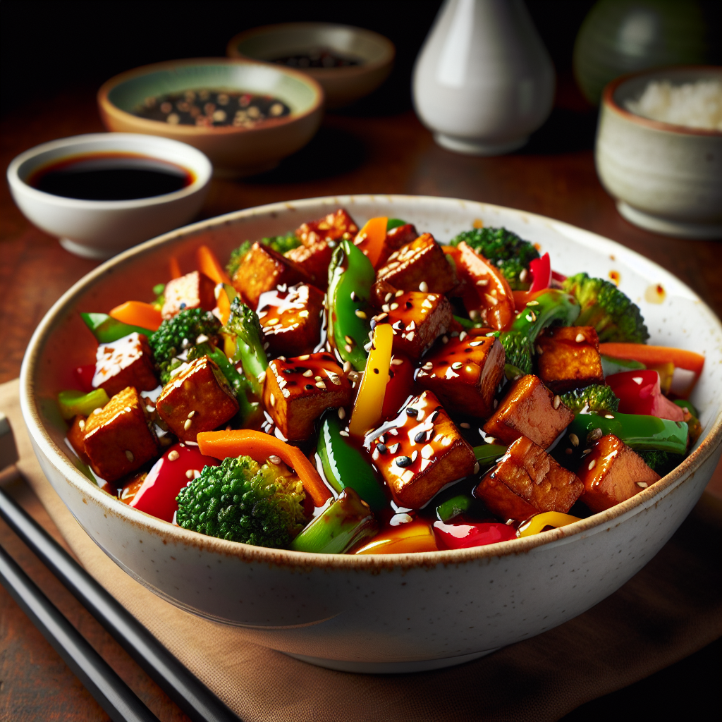 Sesame Ginger Tempeh Stir-Fry