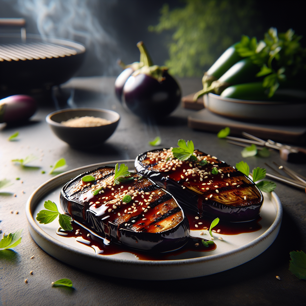 Spiced Miso Eggplant Steaks