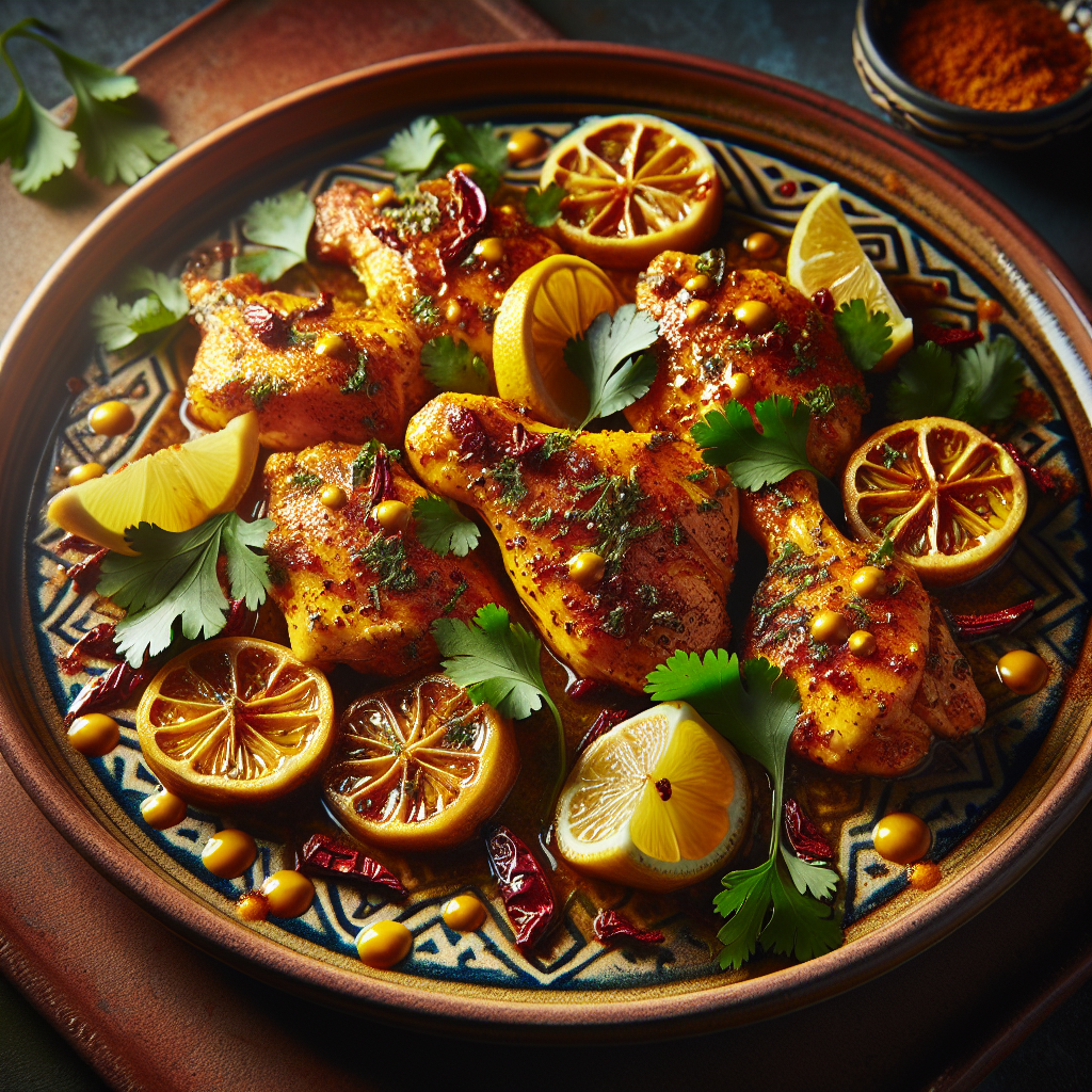 Spiced Moroccan Lemon Chicken
