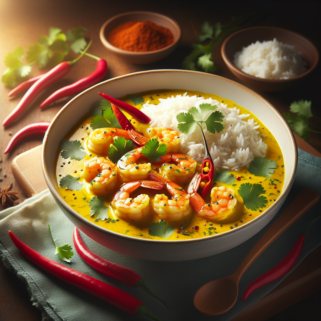 Turmeric Coconut Curry Shrimp