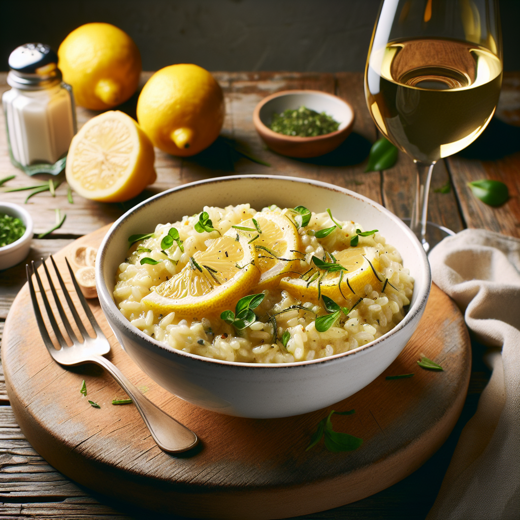 Zesty Lemon Herb Risotto